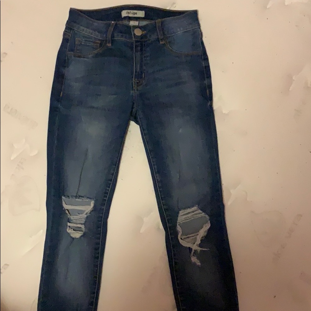 Charlotte Russe ripped jeans (stretchy)